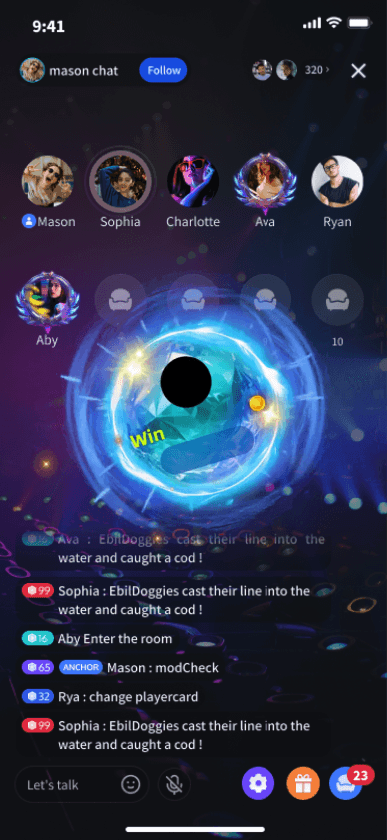 Blue Crystal Win Orb
