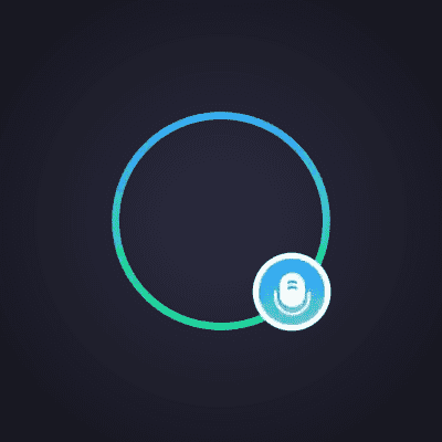 Blue Green Gradient Frame