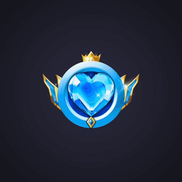Blue Heart Emblem