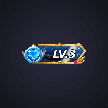 Blue Heart Level Badge