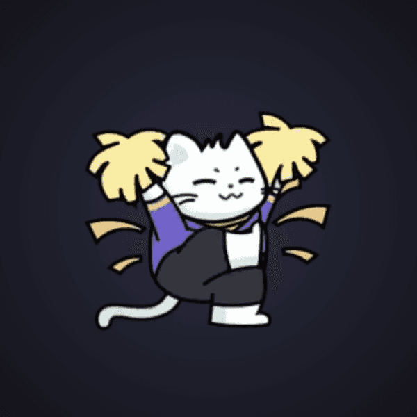 Cheerleader Cat Pom-poms