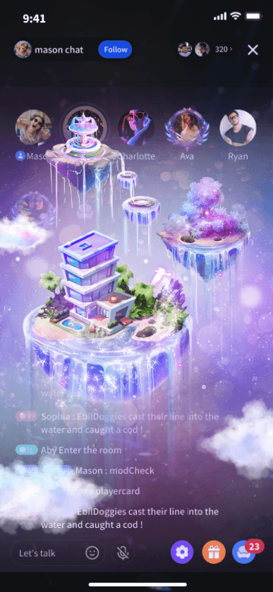 Fantasy Floating Island