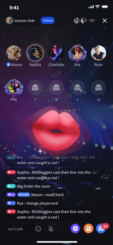 Glossy Pink Kiss