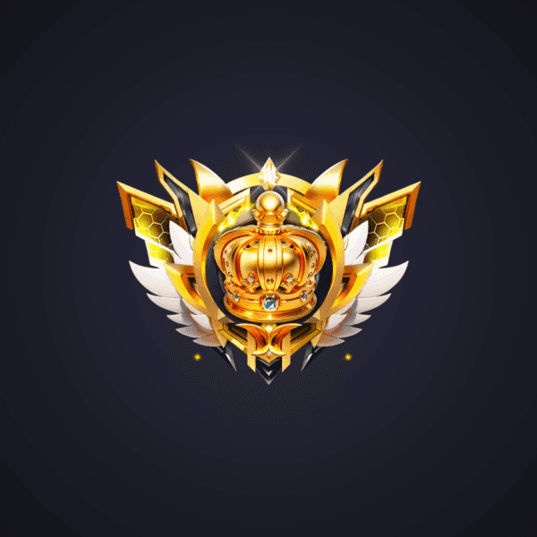 Golden Crown Emblem Royal