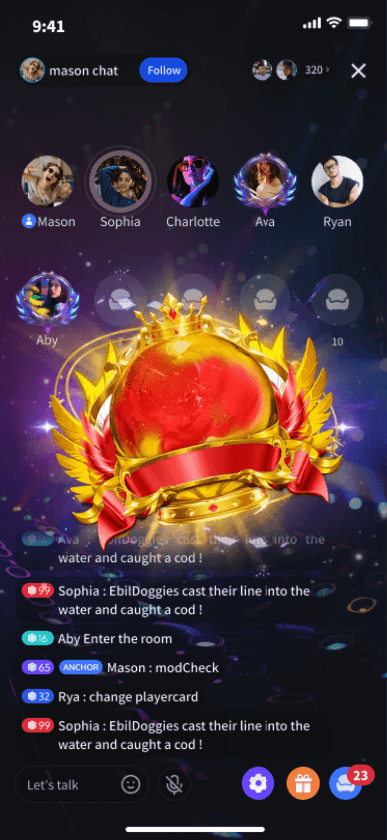 Golden Crown Orb Royal