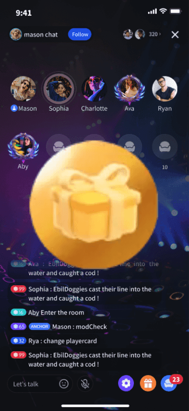 Golden Gift Orb