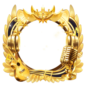 Golden Music Trophy Frame