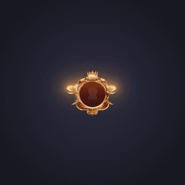 Golden Regal Wings Frame