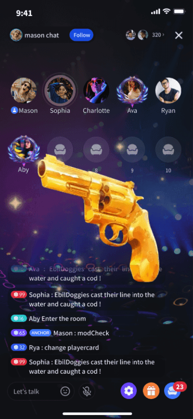 Golden Revolver Smoke