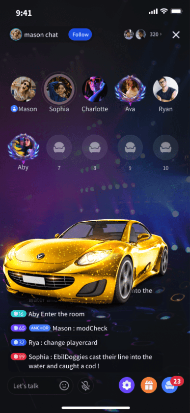 Golden Sports Coupe