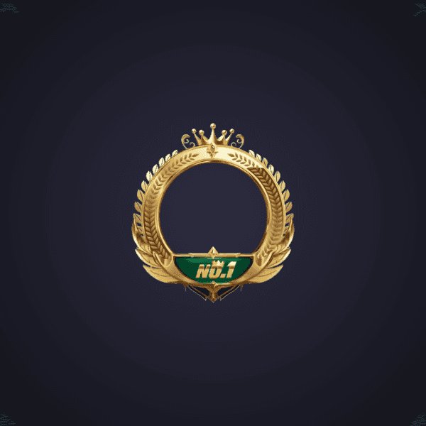 Golden Victory Laurel Frame