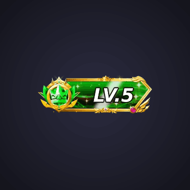 Green Gem Level Badge