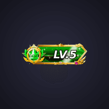 Green Royal Level Badge