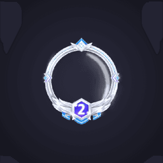 Icy Blue Rank 2 Frame