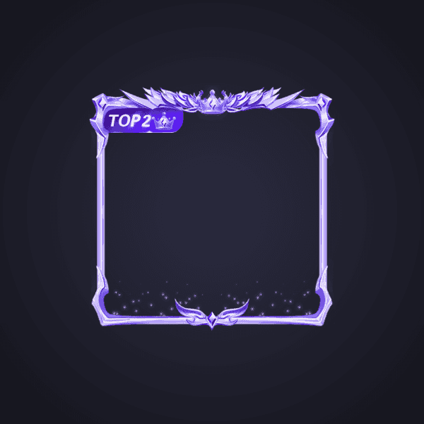 Icy Purple Top 2 Frame