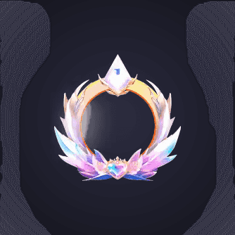 Iridescent Number One Frame