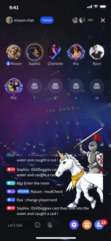 Knight Unicorn Sticker
