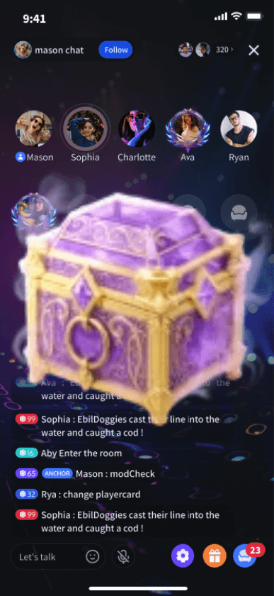 Lavender Treasure Chest