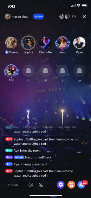 Multicolor Firework Display