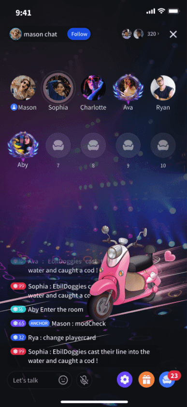 Pink Scooter Gift