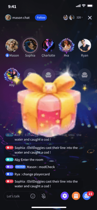 Pink Starry Gift Box