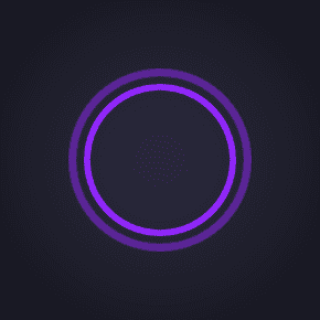 Pulsing Purple Ring Frame
