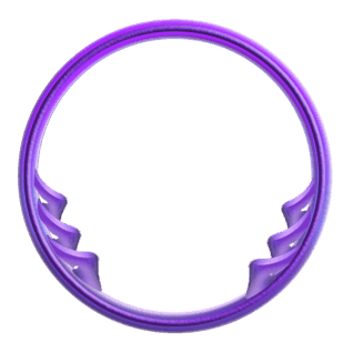 Purple Cookie Cutter Frame