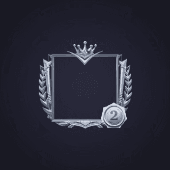 Silver Laurel Rank 2 Frame