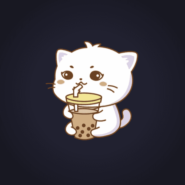 White Cat Bubble Tea