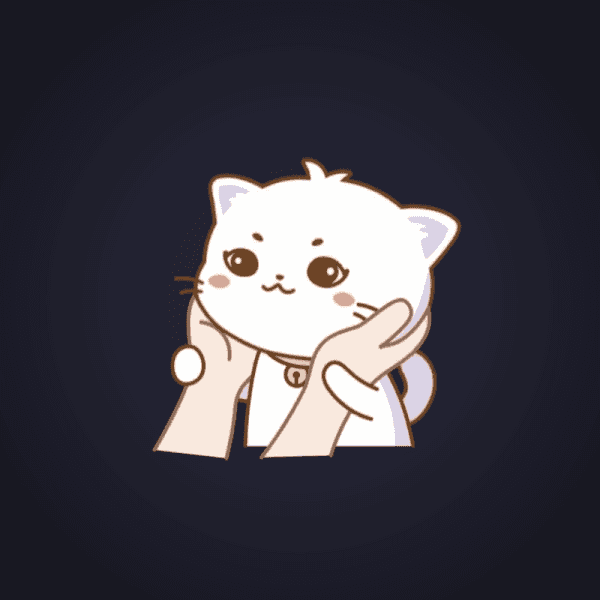 White Cat Cuddle