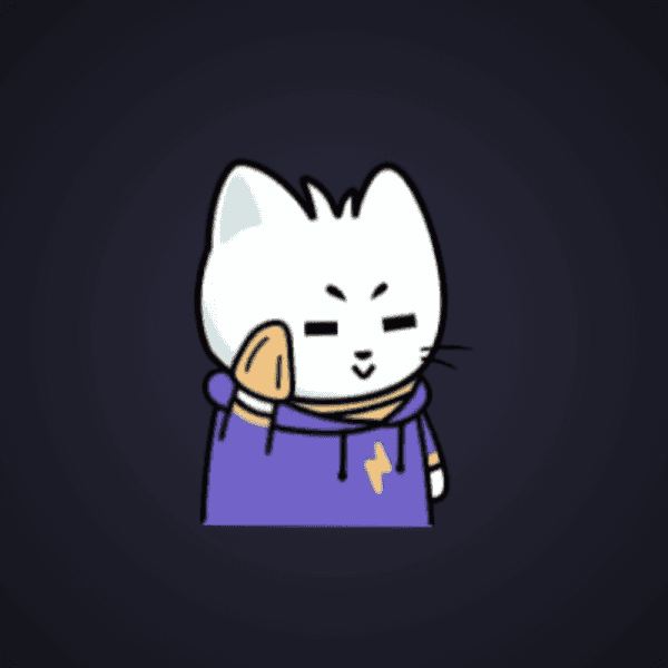 White Cat Smirk