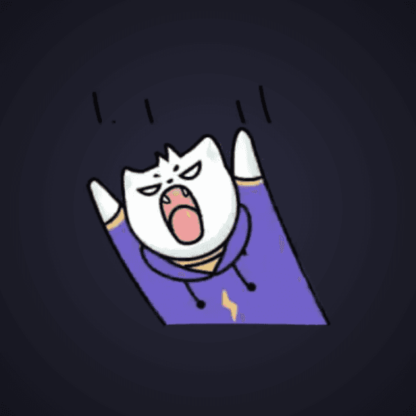 White Cat Yelling