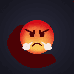 Angry Red Emoji
