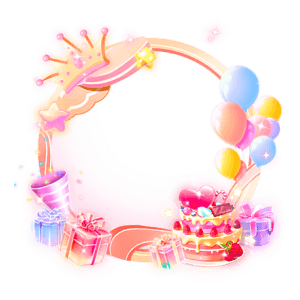 Pink Birthday Celebration Frame