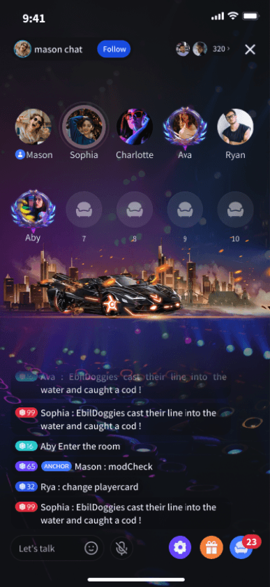 Black Sports Car Blaze