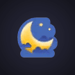 Blue Cat Moonlight