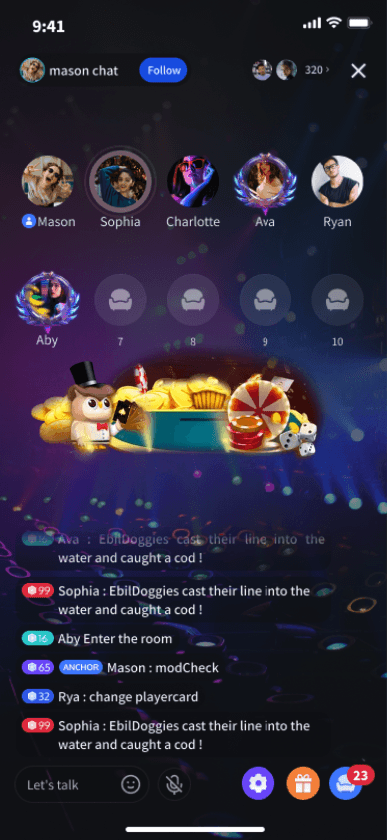Casino Owl Celebration