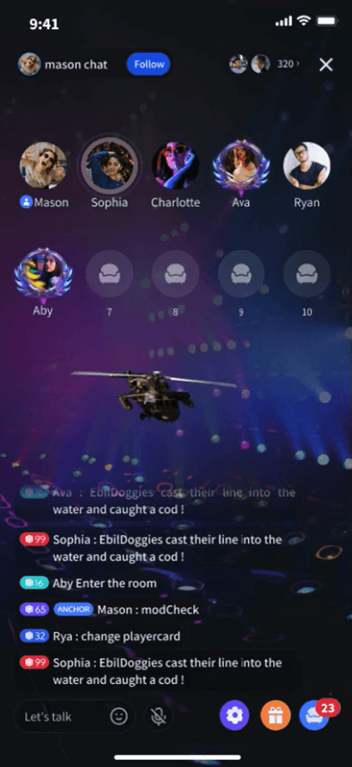 Chatroom Helicopter Gift