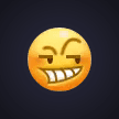Cheeky Grin Emoji