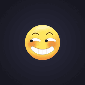 Cheeky Grinning Emoji