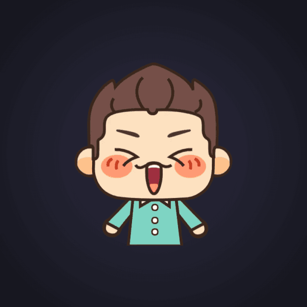 Cheerful Boy Laughing