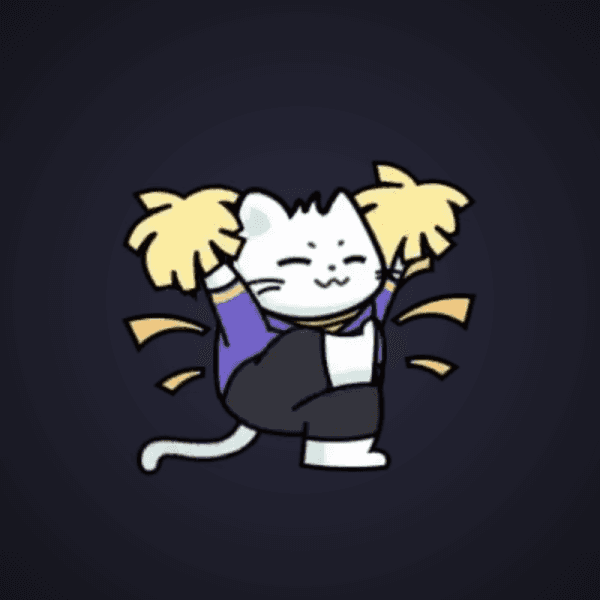 Cheerleader Cat Pom-poms