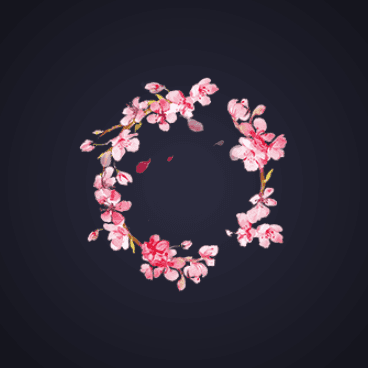 Cherry Blossom Frame
