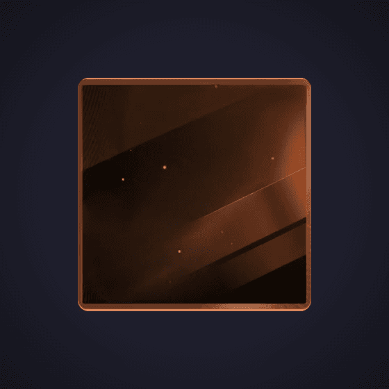 Copper Glow Level Badge