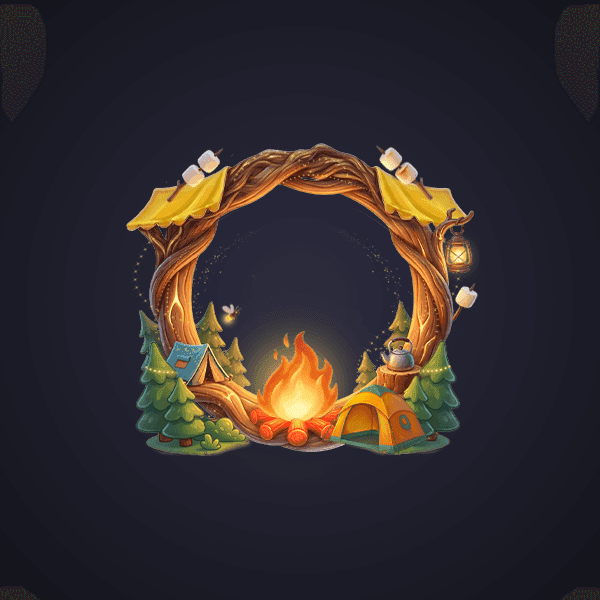 Cozy Campfire Frame