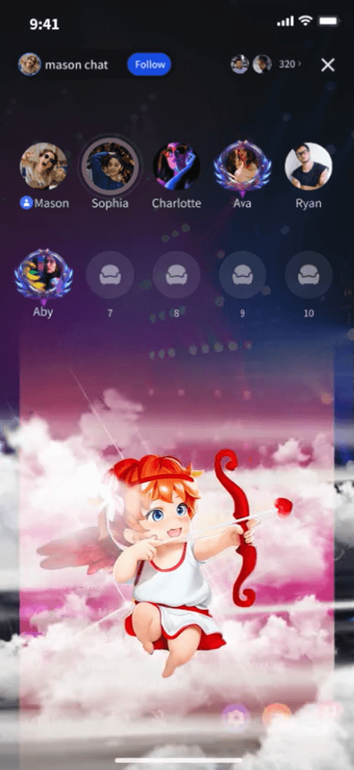 Cupid With Heart Arrow