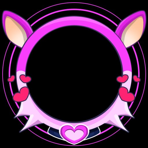 Pink Cat Ears Frame