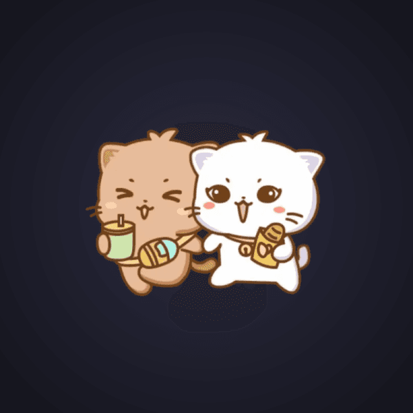 Cute Cats With Drinks