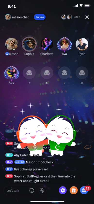 Cheerful Dancing Duo