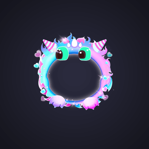 Cute Unicorn Frame